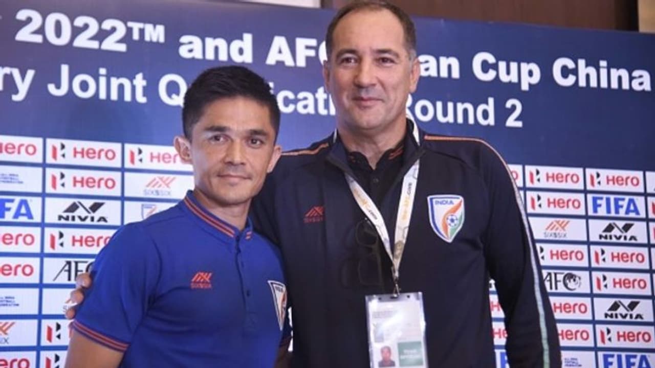 Sunil Chhetri, Igor Stimac Sunil Chhetri, Igor Stimac