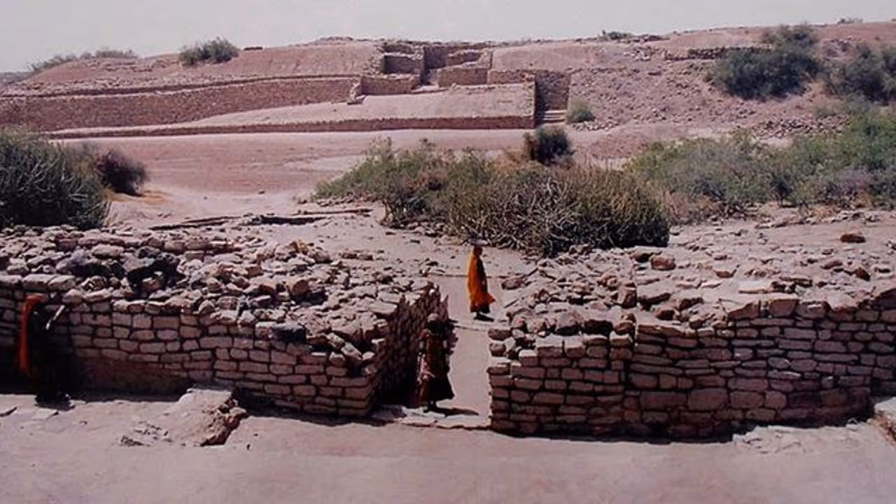 Gujarat's Dholavira village containing the ruins of Indus Valley Civilisation is one of the five largest Harappan sites. The site along with Lothal was discovered by Archaeological Survey of India and is a popular tourist attraction in Kutch district. Gujarat's Dholavira village containing the ruins of Indus Valley Civilisation is one of the five largest Harappan sites. The site along with Lothal was discovered by Archaeological Survey of India and is a popular tourist attraction in Kutch district.