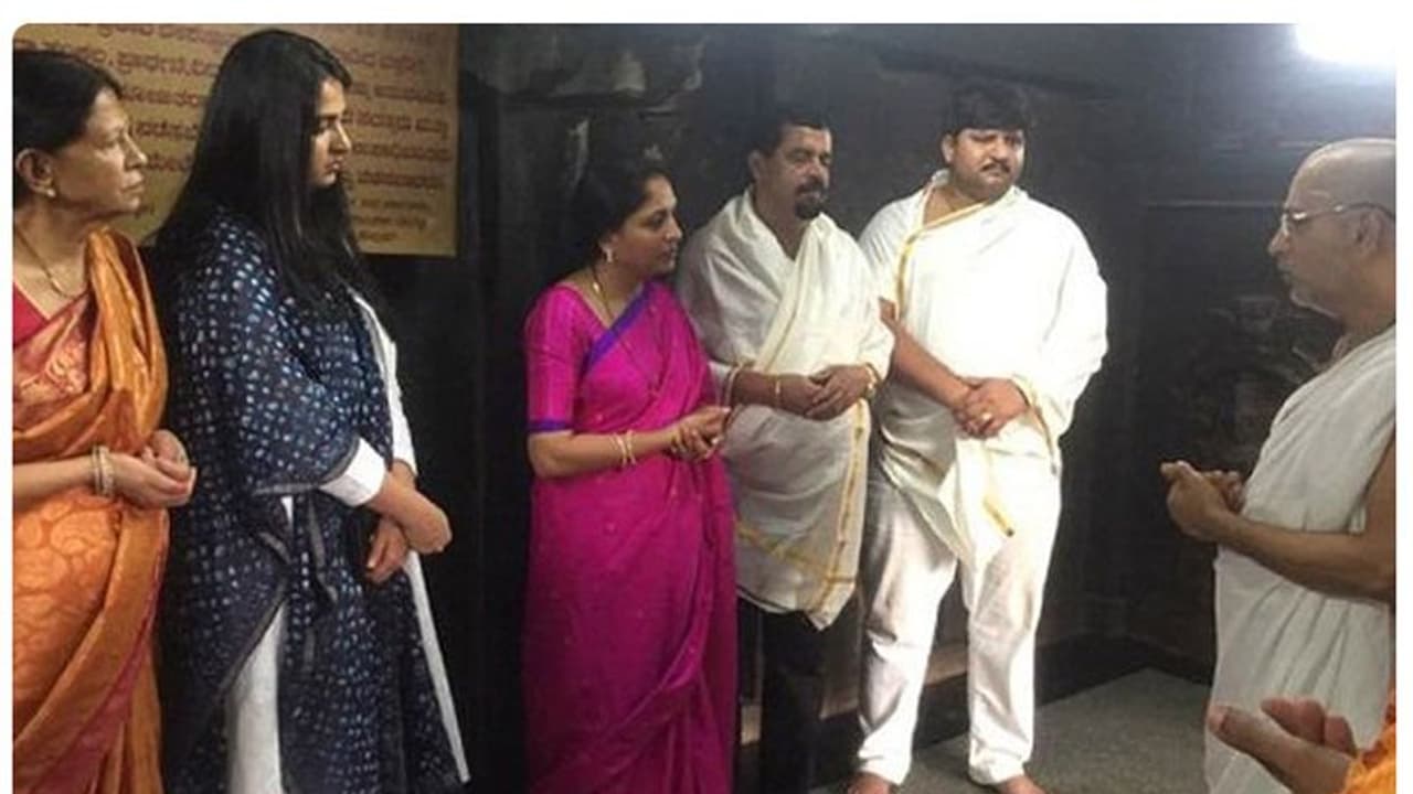 Anuska , muttappa rai Anuska , muttappa rai