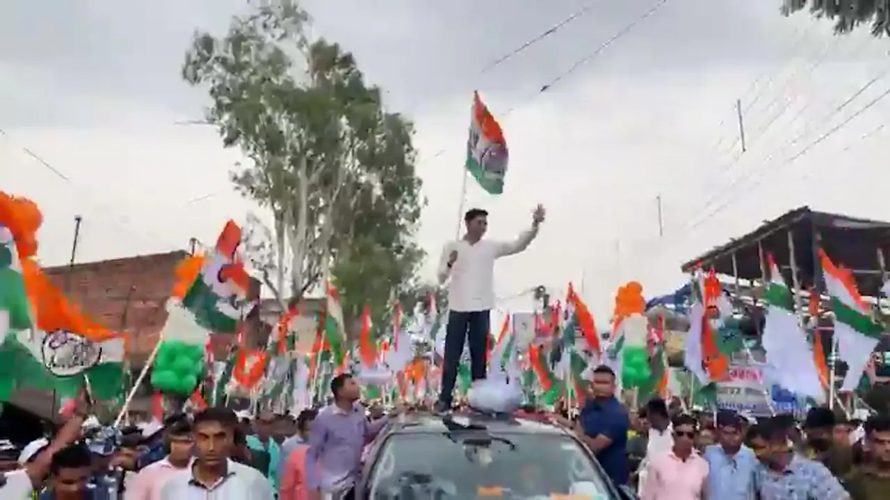 Abhishek Banerjee marched at bhangar around turbulent nomination file in the panchayat elections 
