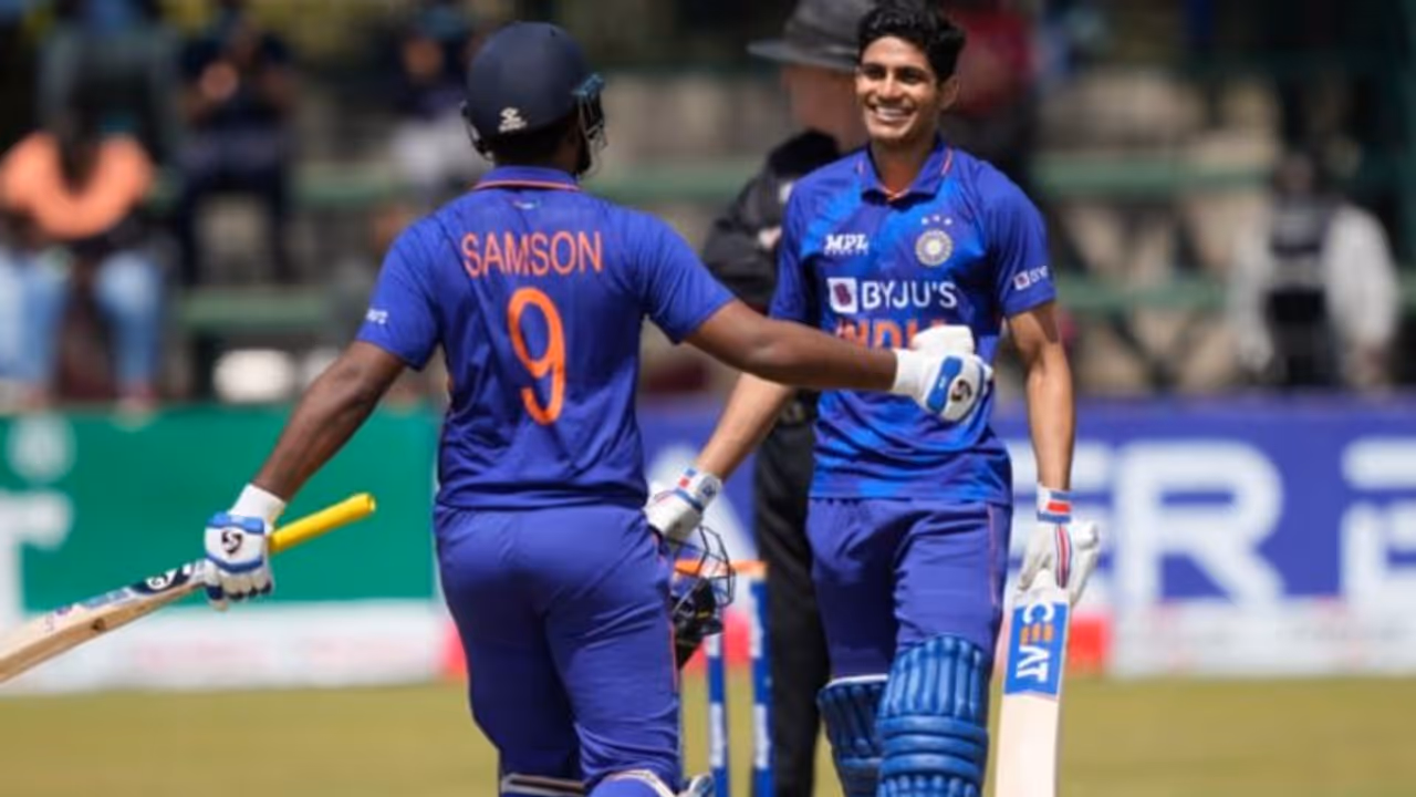 Sanju Samson and Shubman Gill Sanju Samson and Shubman Gill