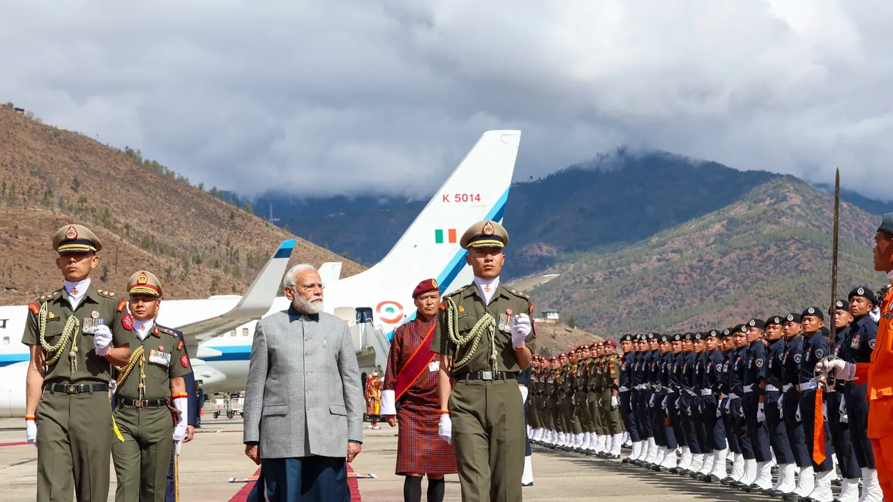 PM Modi in Bhutan