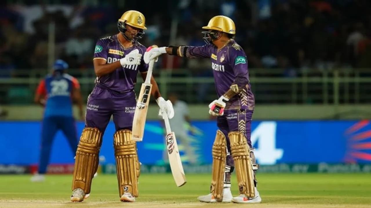 Sunil Narine and Angkrish Raghuvanshi