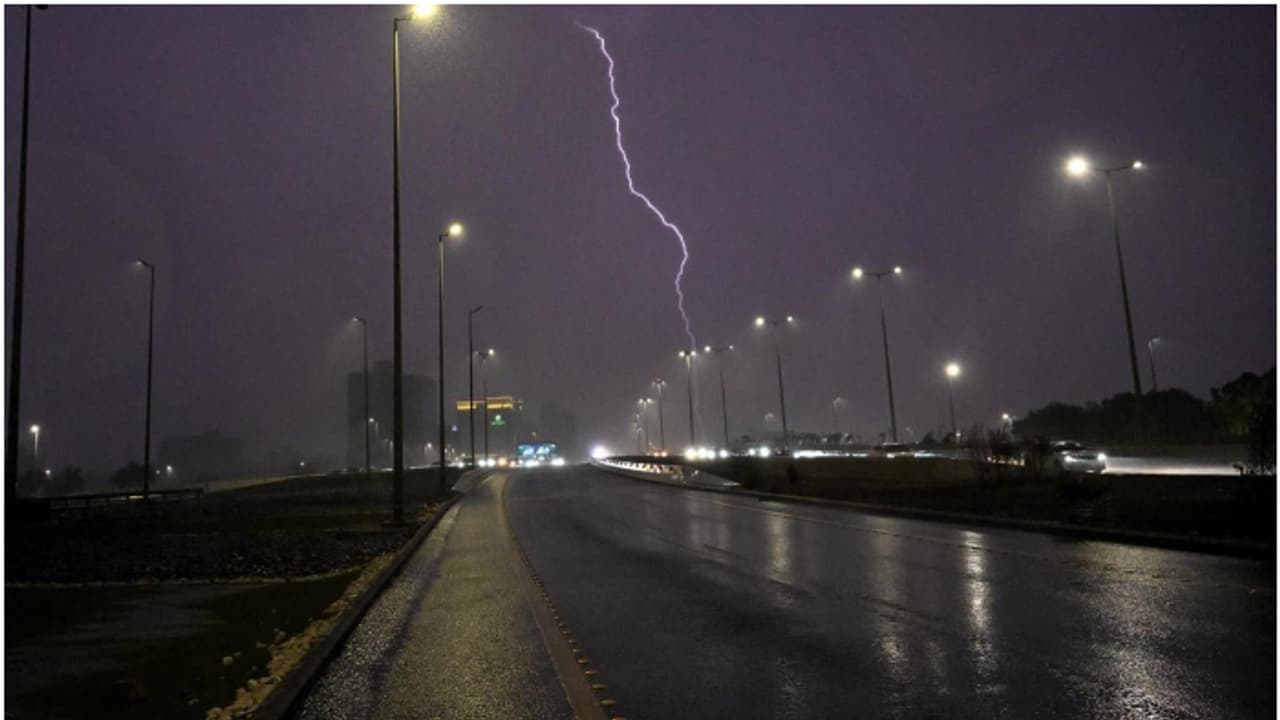 rain and thunderstorms expected in saudi till sunday