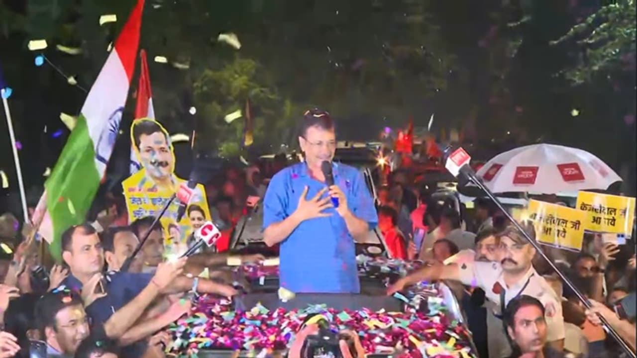 Arvind Kejriwal Road Show Arvind Kejriwal Road Show