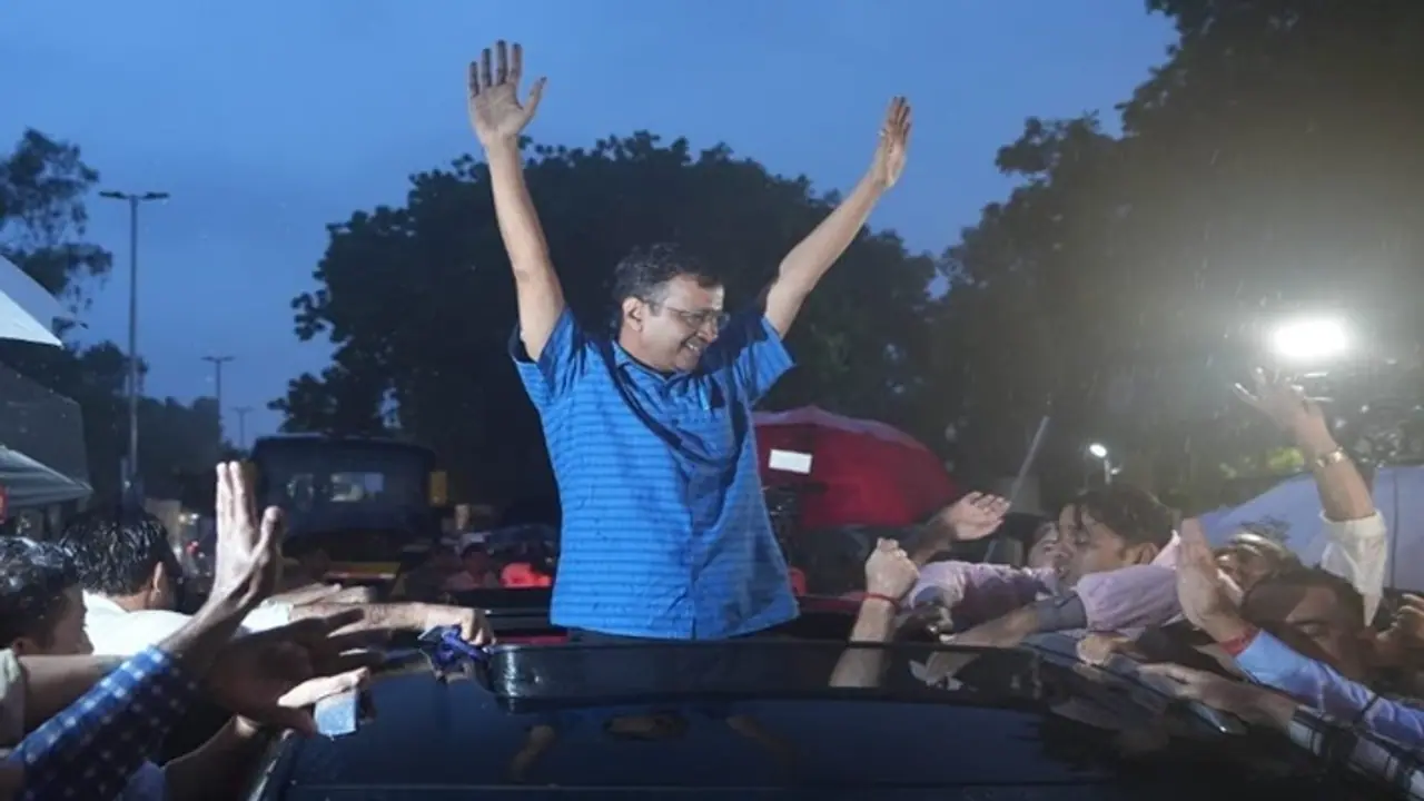 Arvind Kejriwal Road Show