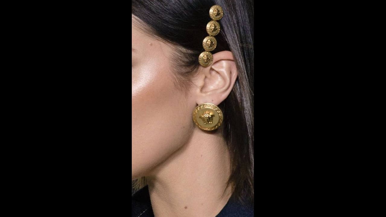 Coin Design Earrings idea for women Coin Design Earrings idea for women