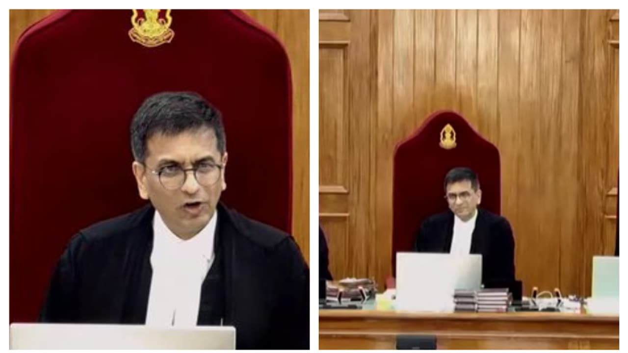cji dy Chandrachud s farewell speech know what he said bsm cji dy Chandrachud s farewell speech know what he said bsm