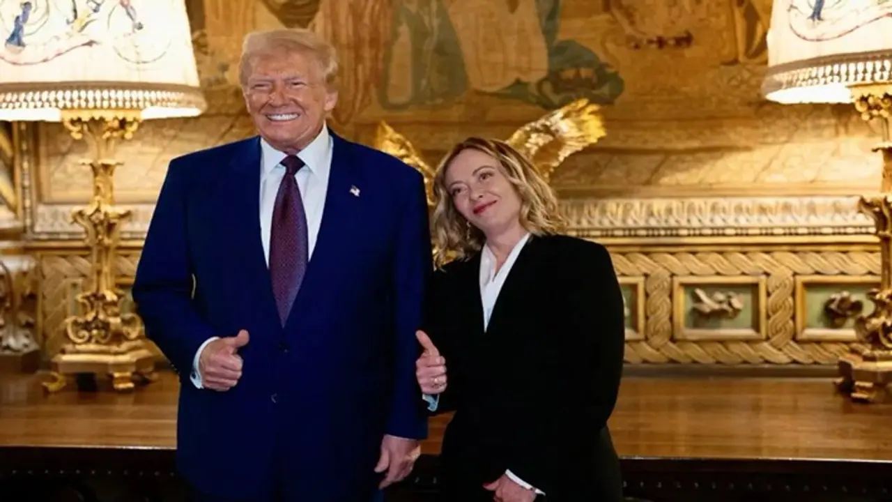 Donald Trump Giorgia Meloni Donald Trump Giorgia Meloni