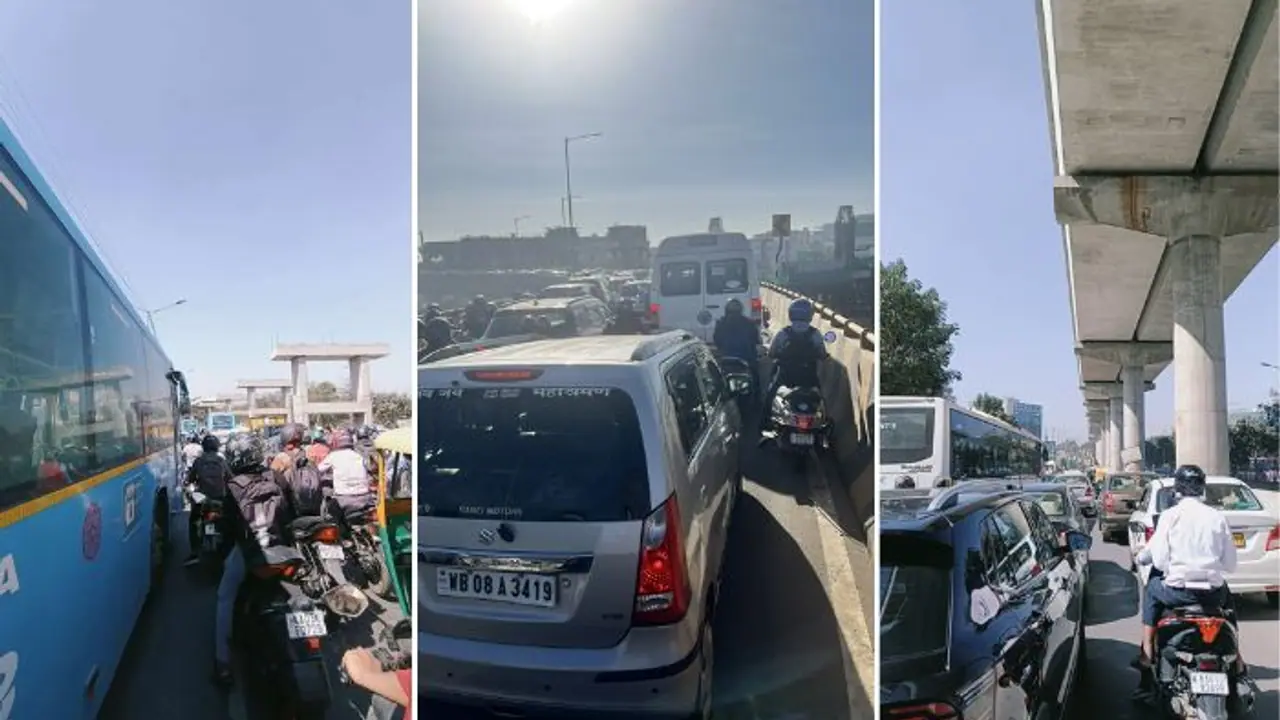 Bengaluru traffic HSR Silk board