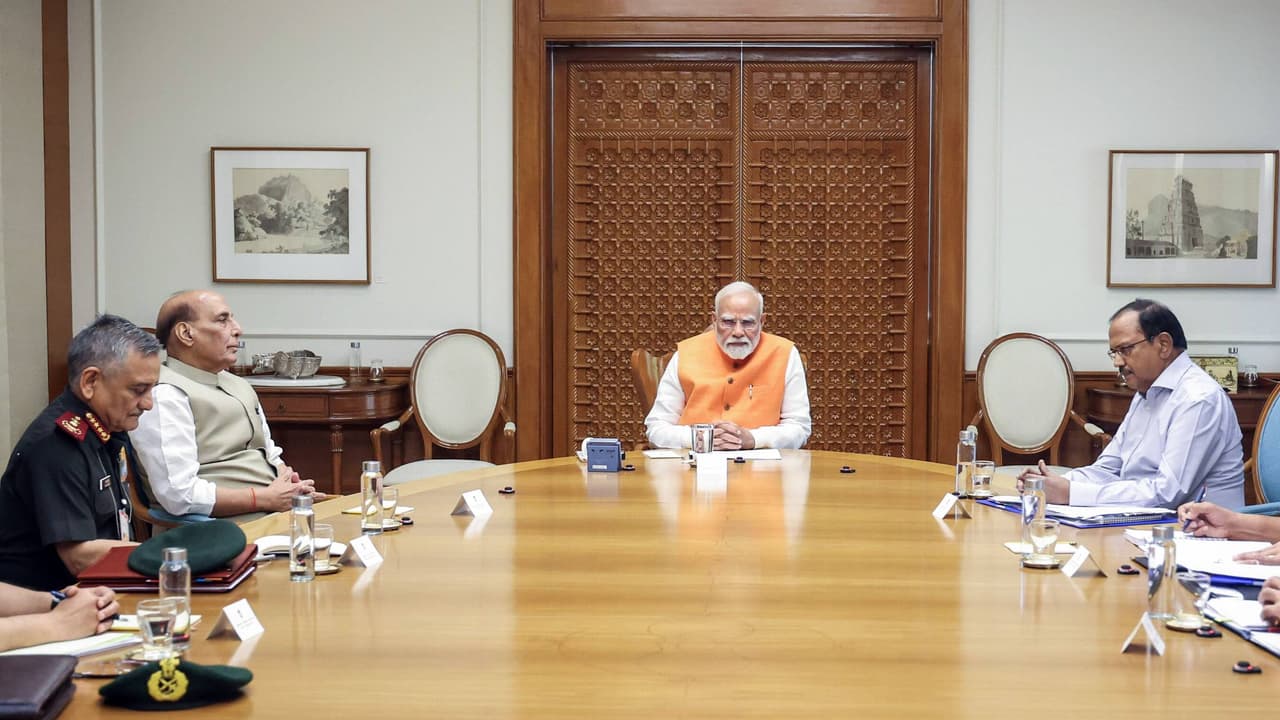 PM Modi chairs a meeting with Defence Minister, NSA, CDS and chiefs of all the Armed Forces
