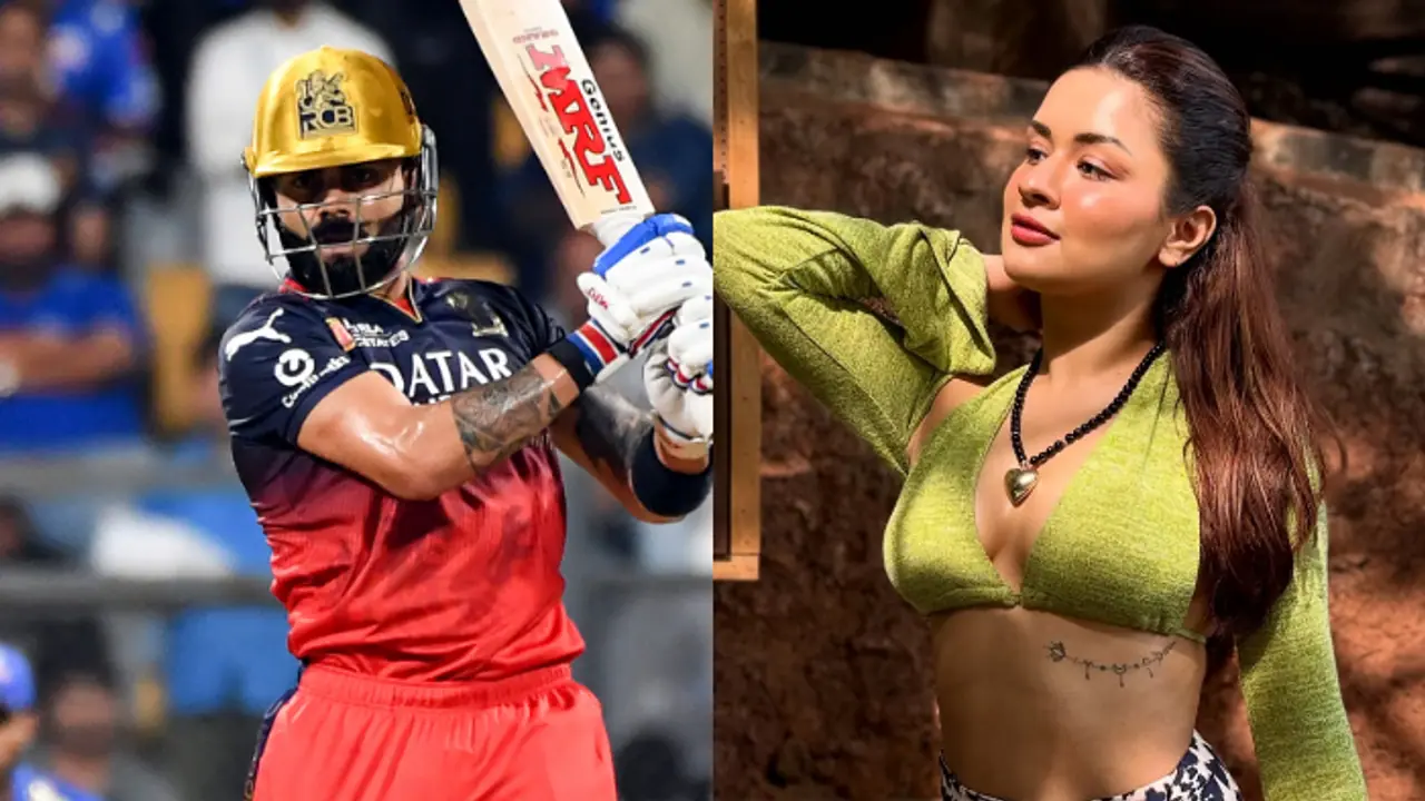 Virat Kohli and Avneet Kaur Virat Kohli and Avneet Kaur