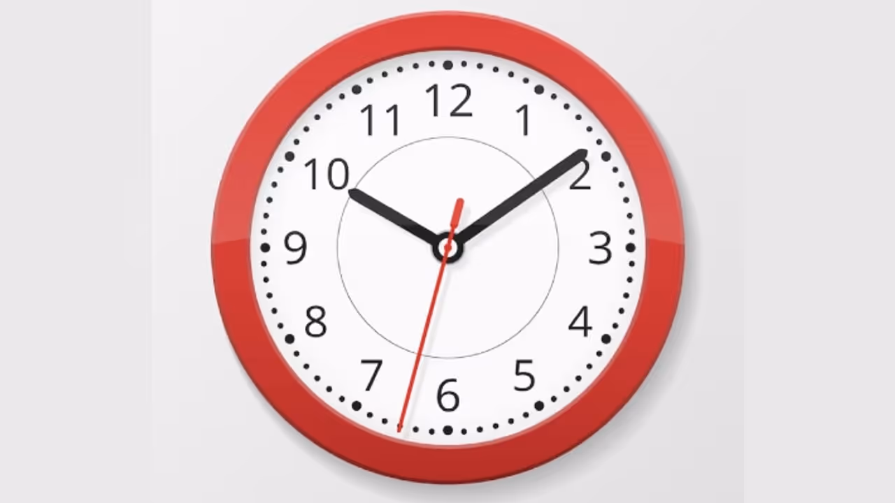 24 hour clock vs time