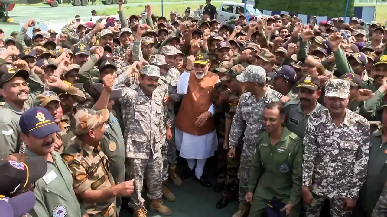PM Modi visits Adampur Air Base
