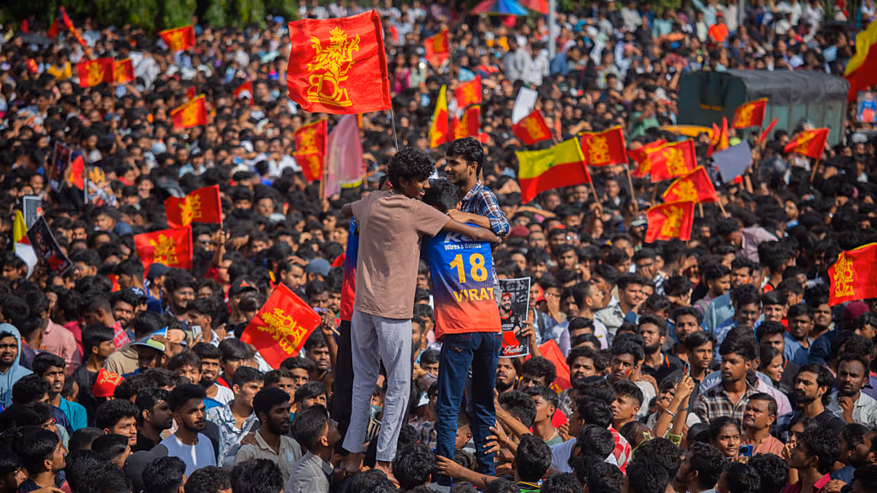 RCB victory celebration