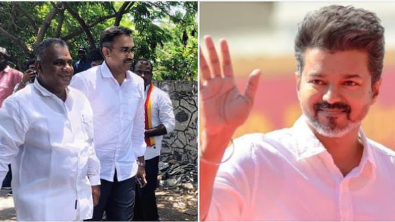 tvk vijay and arun raj