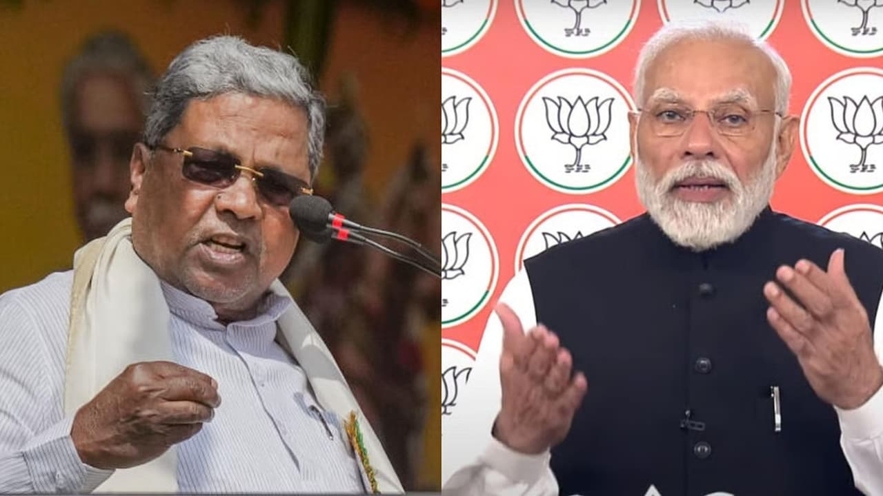 Siddaramaiah Narendra modi Siddaramaiah Narendra modi