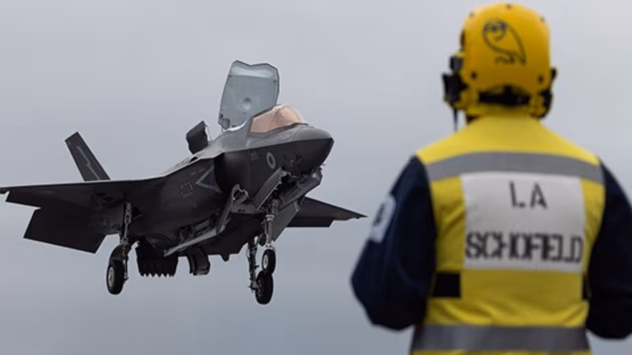 A British F 35B taking off from HMS Prince of Wales (Photo/ HMS Prince of Wales)