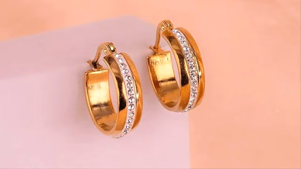 Gold Hoop Earrings photo with price