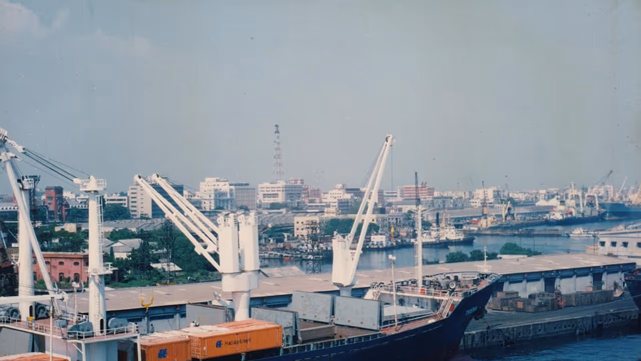Madras Port in 1996