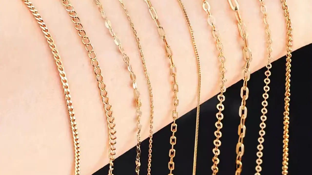 1 Gram Gold Plated Chain Lightweight designs