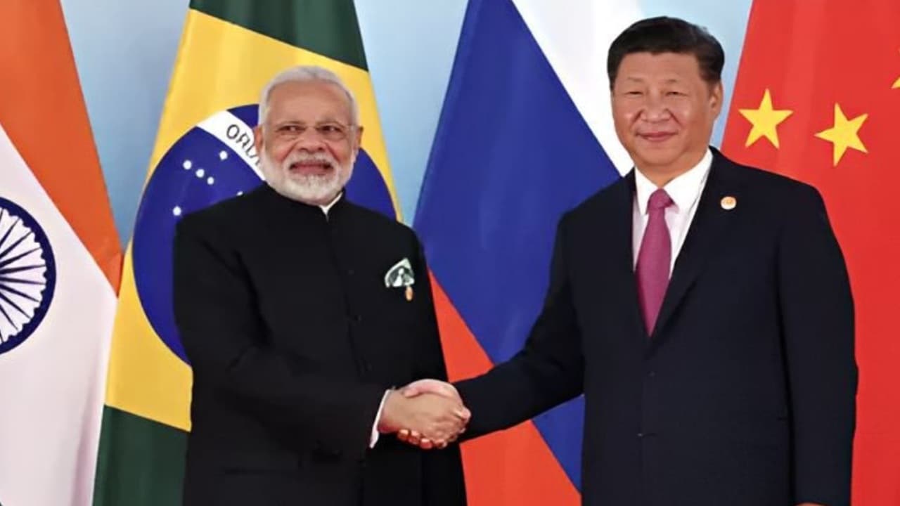Narendra Modi and Xi Jinping Narendra Modi and Xi Jinping