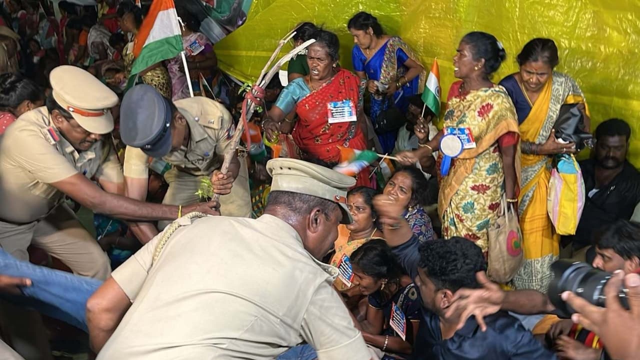 Chennai Cleaning Workers Protest