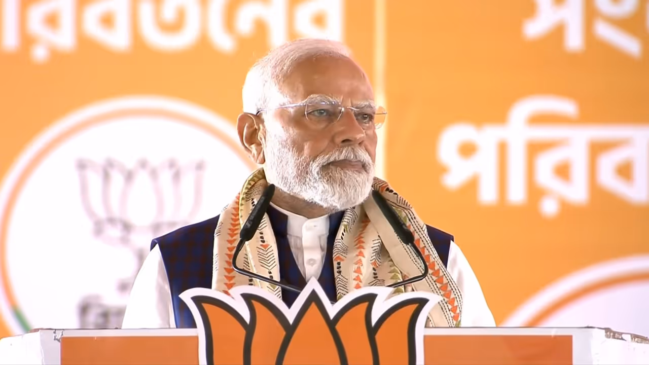 Narendra Modi in Kolkata