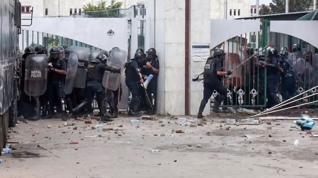 nepal violence latest photo