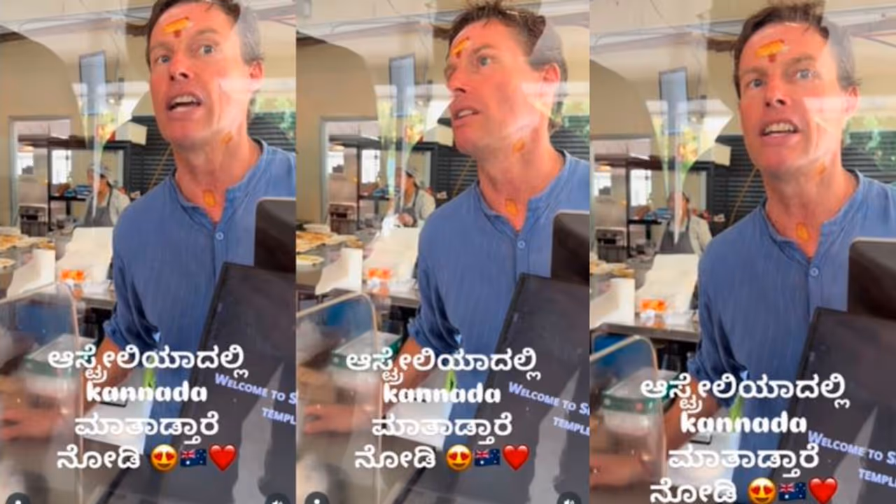 Australian Man's Fluent Kannada, Foreigner speaking Kannada