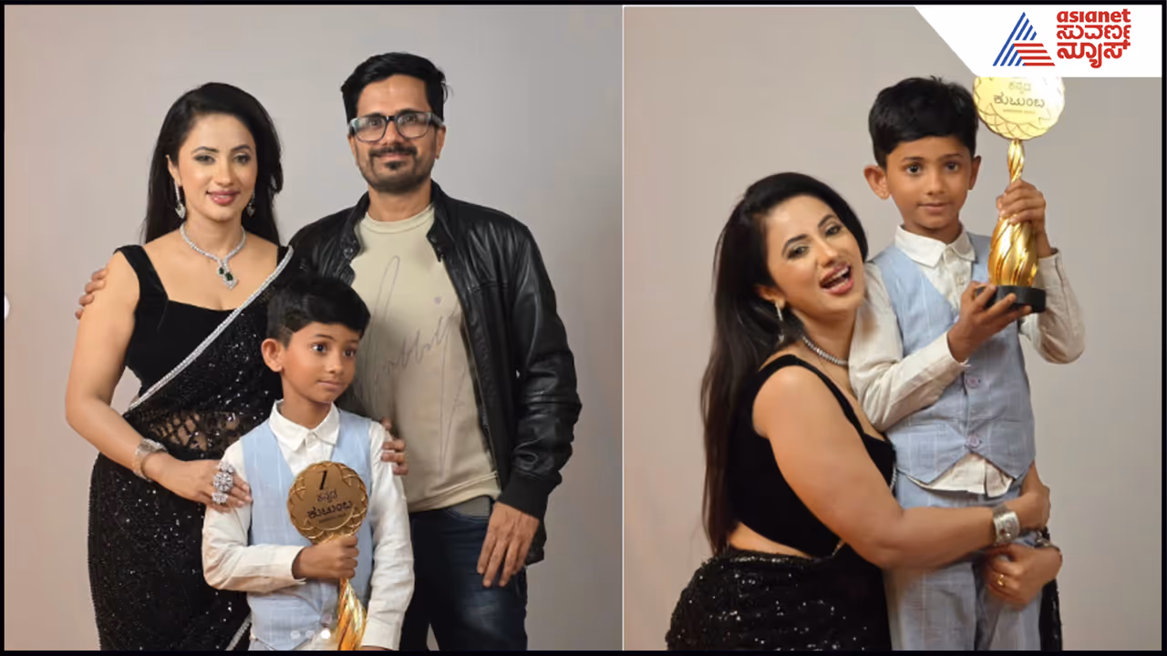 Brahmagantu Preethi Srinivaas with family