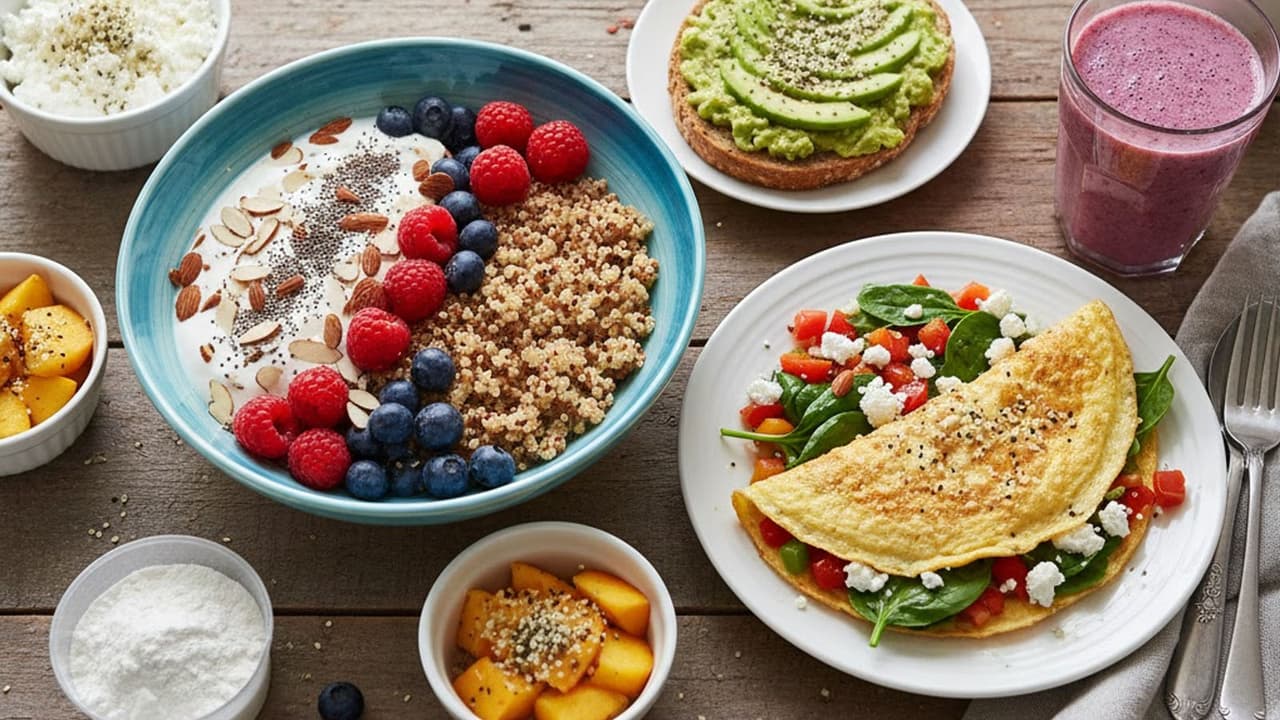 Protein vegetarian breakfast