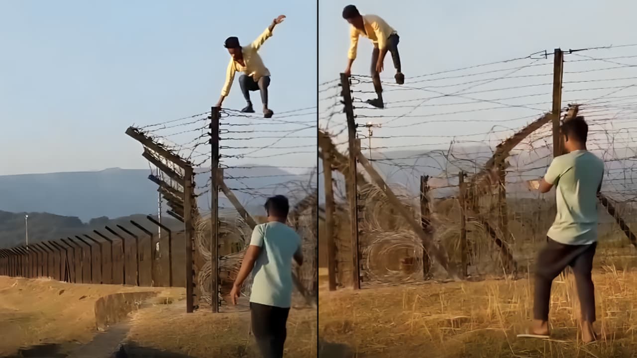 Viral Video of Youth Crossing India Bangladesh Border Triggers Online Outrage Viral Video of Youth Crossing India Bangladesh Border Triggers Online Outrage
