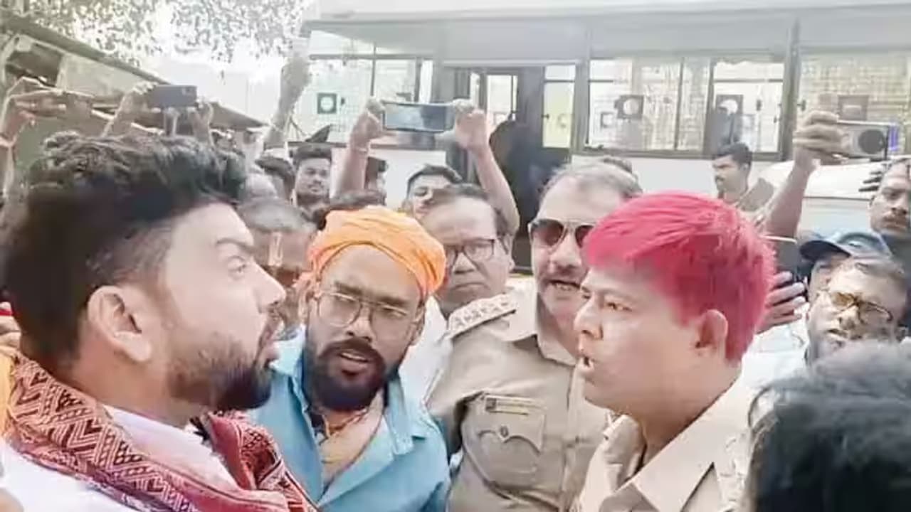 Red dyed hair Red dyed hair