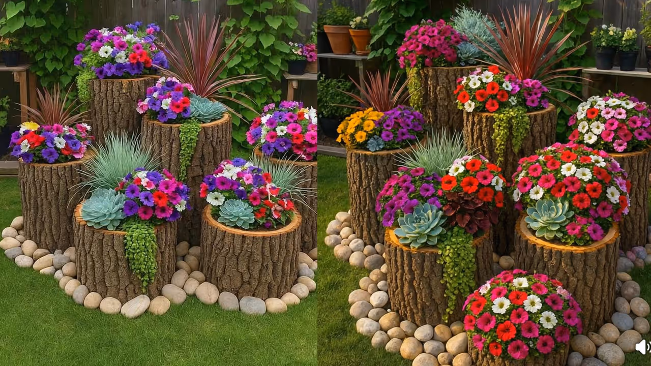 tree stump planter garden bageecha new look diy 5 creative ideas tree stump planter garden bageecha new look diy 5 creative ideas