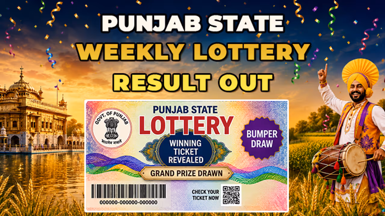 Punjab State Weekly Lottery Result Today (8 June 2026): Check Rs 15 Lakh Prize Winning Number And Full List Here Punjab State Weekly Lottery Result Today (8 June 2026): Check Rs 15 Lakh Prize Winning Number And Full List Here