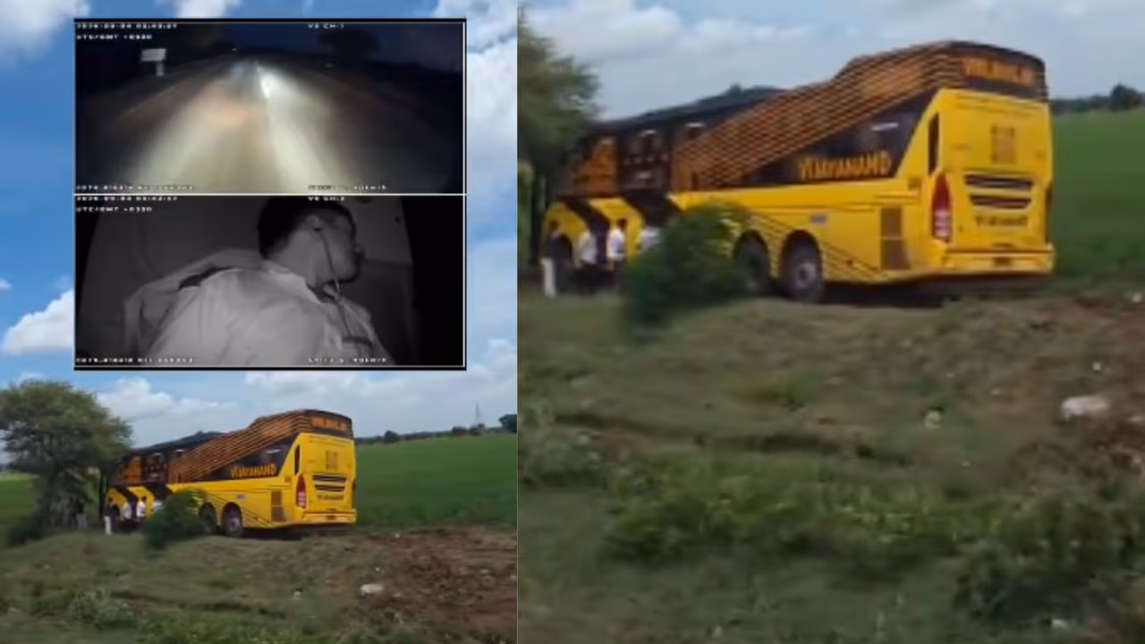 private bus terrible accident Gulbarga Vijayapura Route private bus terrible accident Gulbarga Vijayapura Route