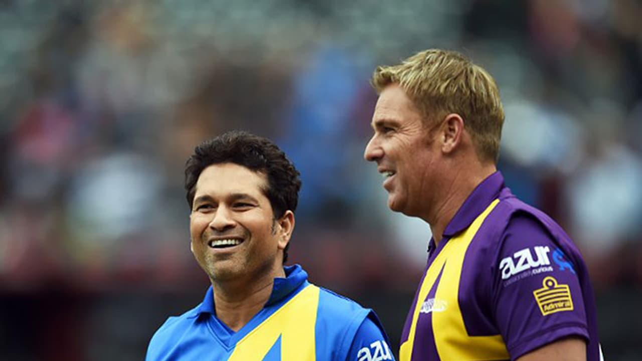 Sachin Tendulkar and Shane Warne Sachin Tendulkar and Shane Warne