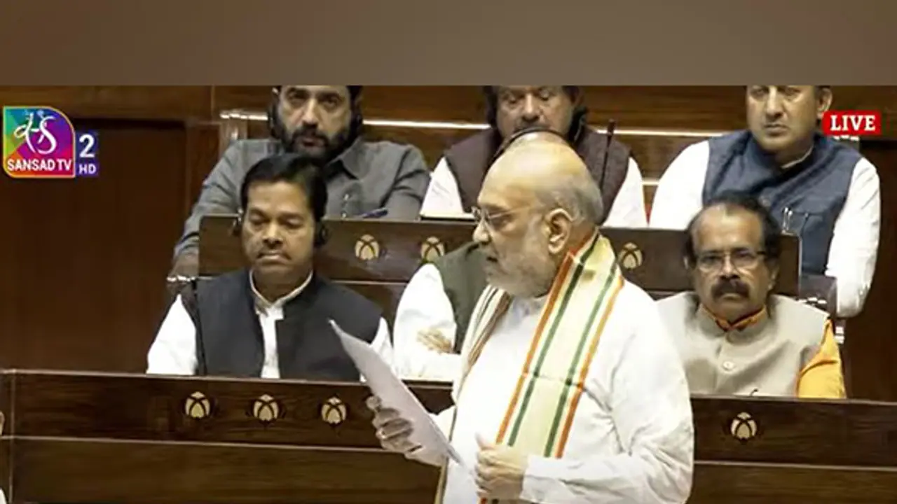 Union Home Minister Amit Shah (Photo/Sansad TV)