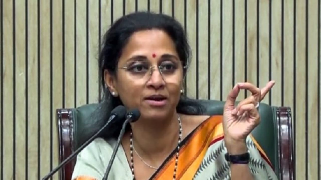  Nationalist Congress Party (SP) MP Supriya Sule (Photo/ANI)
