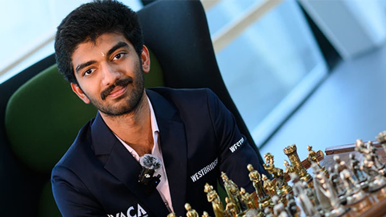 D Gukesh. (Photo  Norway Chess)