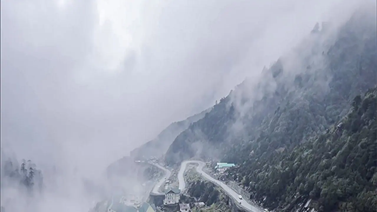 A view of Nathula Pass, in East Sikkim (Image/ANI) A view of Nathula Pass, in East Sikkim (Image/ANI)