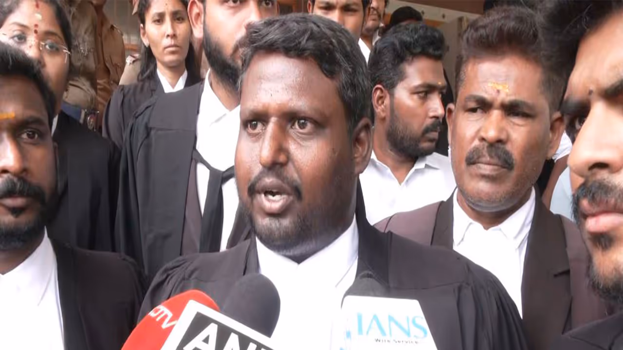 TVK’s lawyer Manikandan TVK’s lawyer Manikandan
