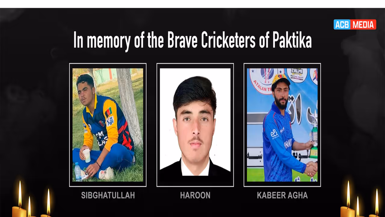 Three Afghan cricketers killed in Pakistani airstrike in Paktika Province