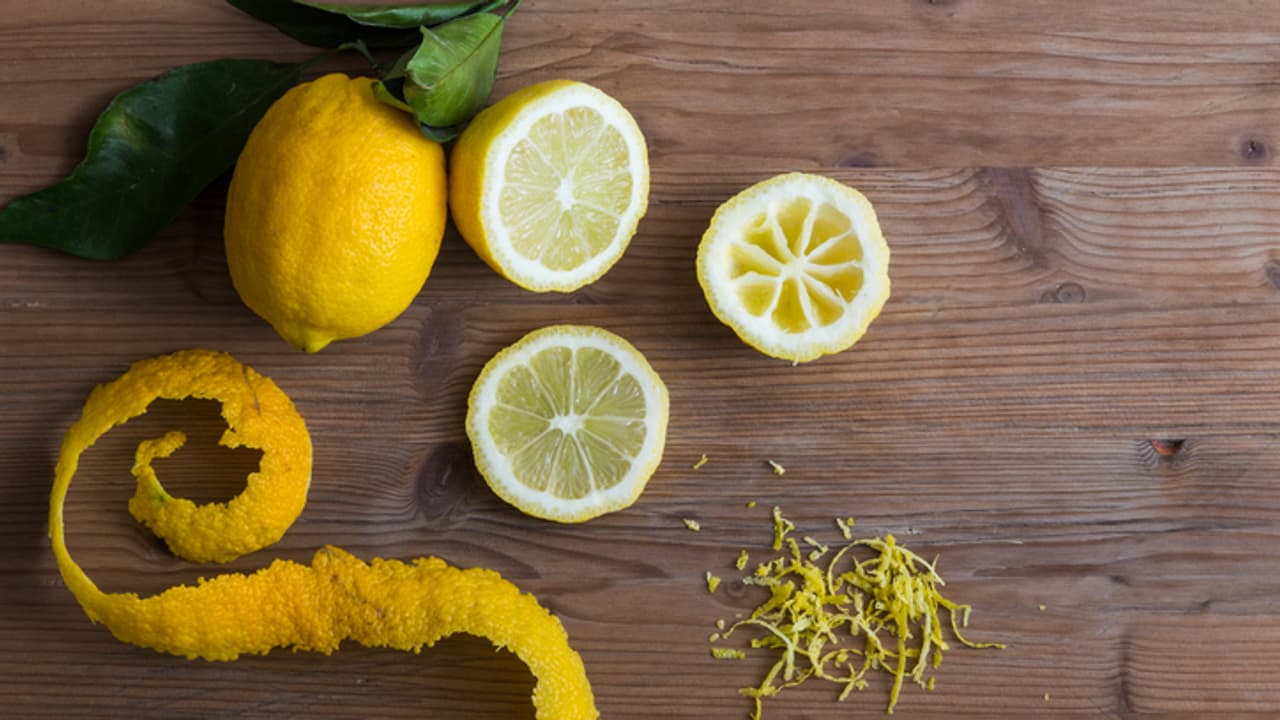 lemon peels lemon peels