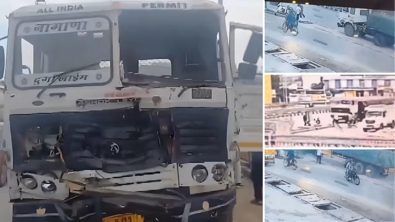 Delhi Ajmer Highway Accident Video Three Children Killed Parents Critically Injured Delhi Ajmer Highway Accident Video Three Children Killed Parents Critically Injured