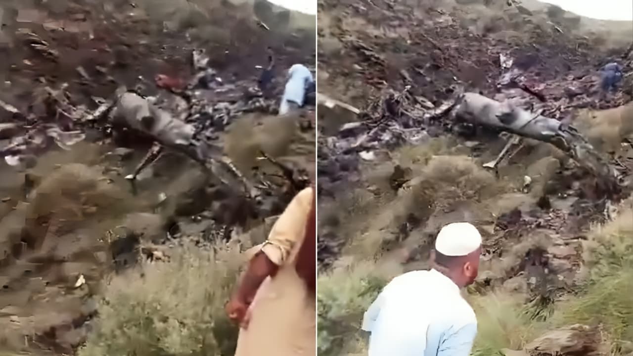 Helicopter crash in Pakistan