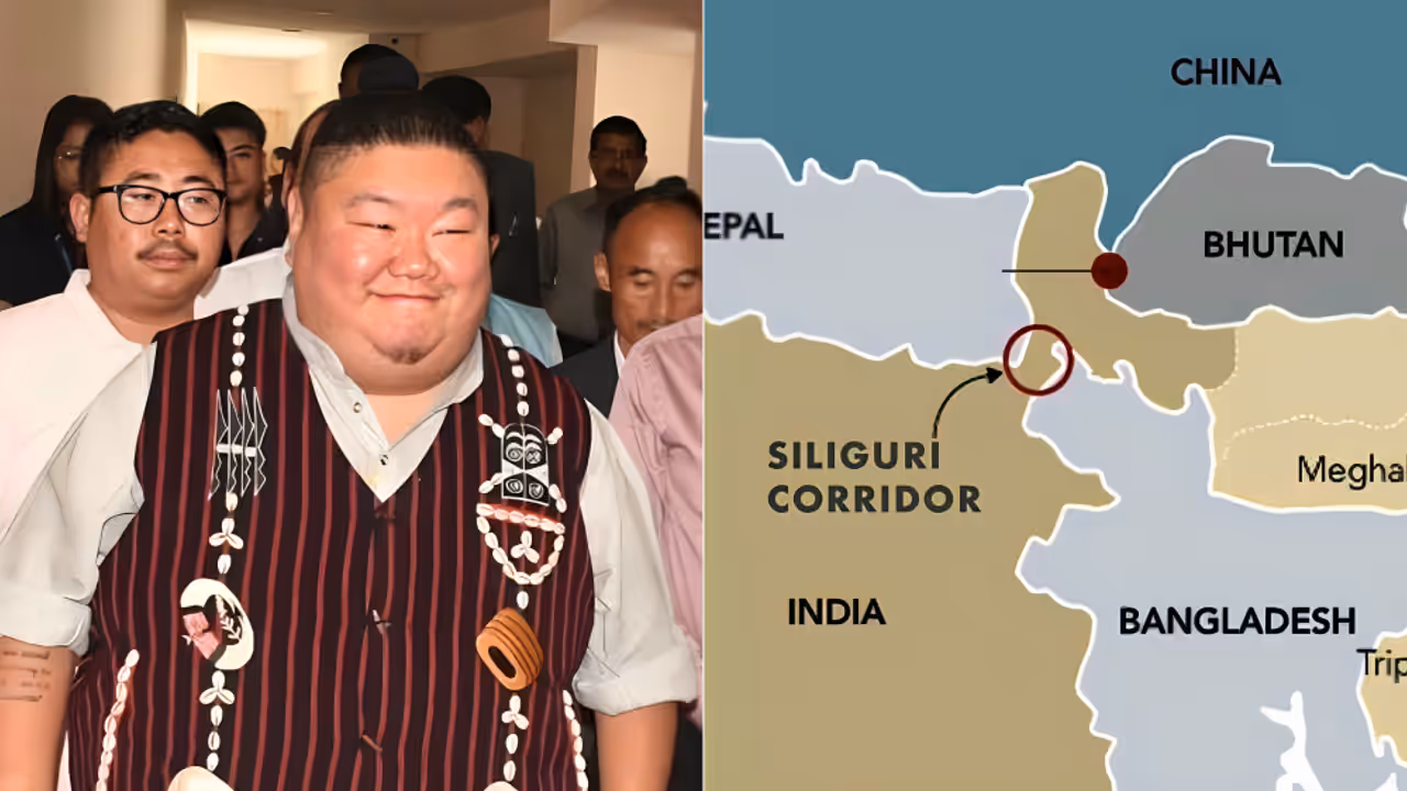 Nagaland Minister Temjen Imna Along Viral Video Chicken Neck Bangladeshi Threats Nagaland Minister Temjen Imna Along Viral Video Chicken Neck Bangladeshi Threats