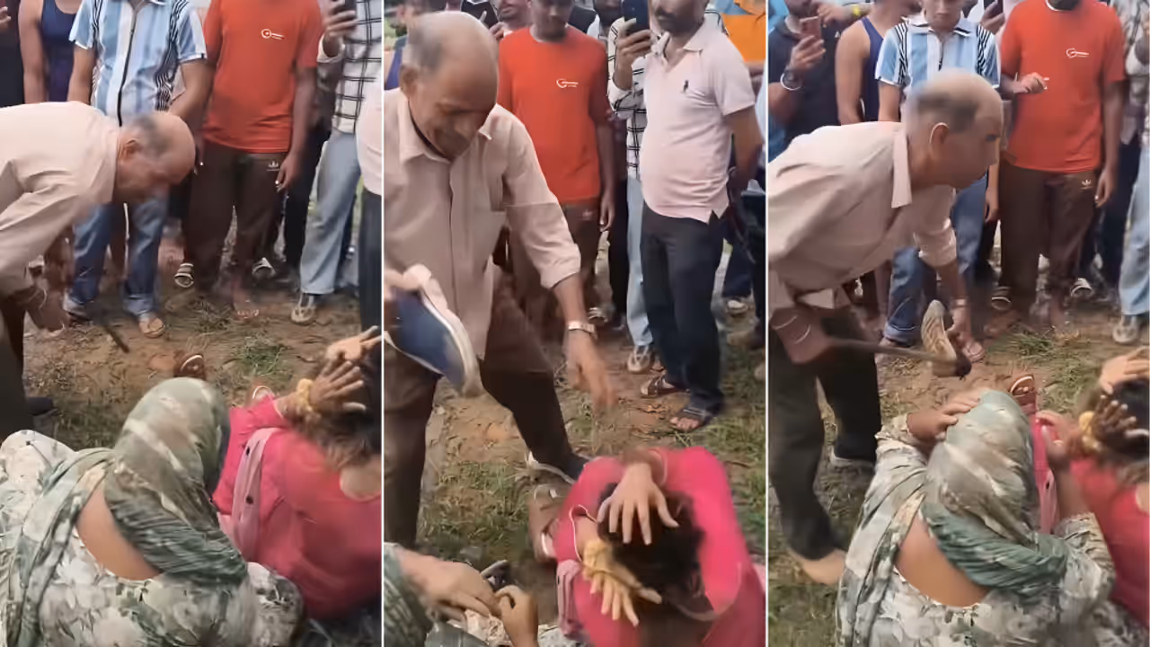 Himachal temple theft assault video Himachal temple theft assault video