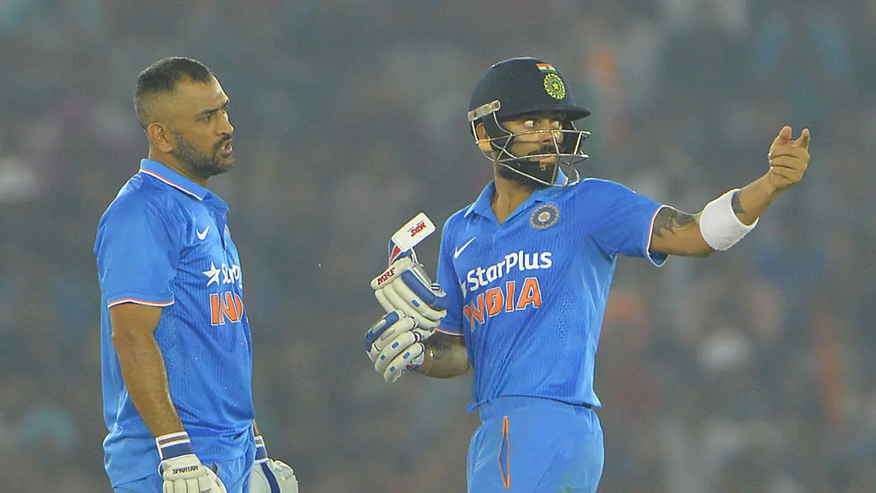 MS Dhoni and Virat Kohli MS Dhoni and Virat Kohli